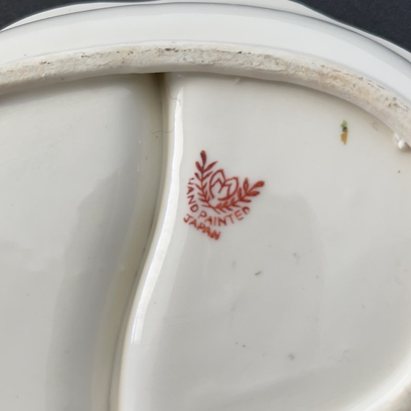 Antique Moriyama Moro-Machi Relish Dish 1920’s era - Picture 6 of 6